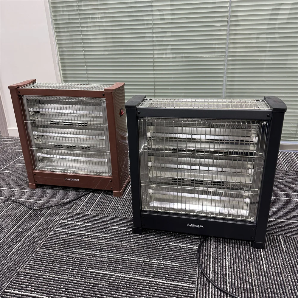 1600W Adjustable Thermostat Sun Heater 7bar Quartz Tube Electric Heater for Garages Overheat Protection