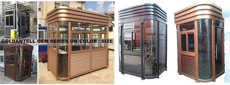 Fashionable design special model modern guard house with tall custom size