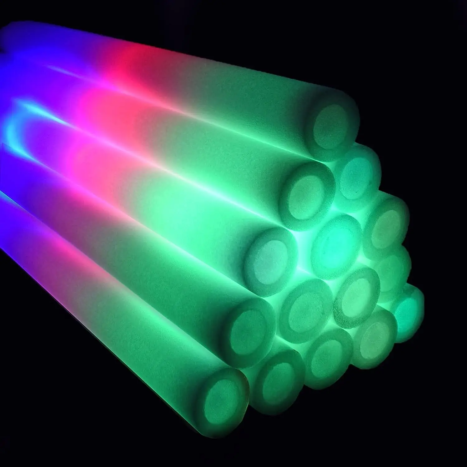 Promotional Factory Price Flashing Multi Color Led Light Foam Glow Sticks Concert Party Supplies