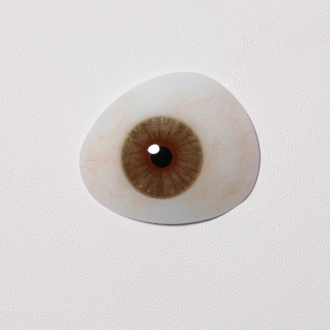 Artificial eye model Multifunctional Contact Lens Display Case Contact lenses Display Box With Tweezers