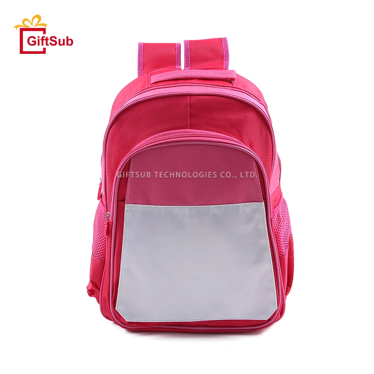 DIY Custom Printed Large Sublimation Backpacks Blanks For School Children