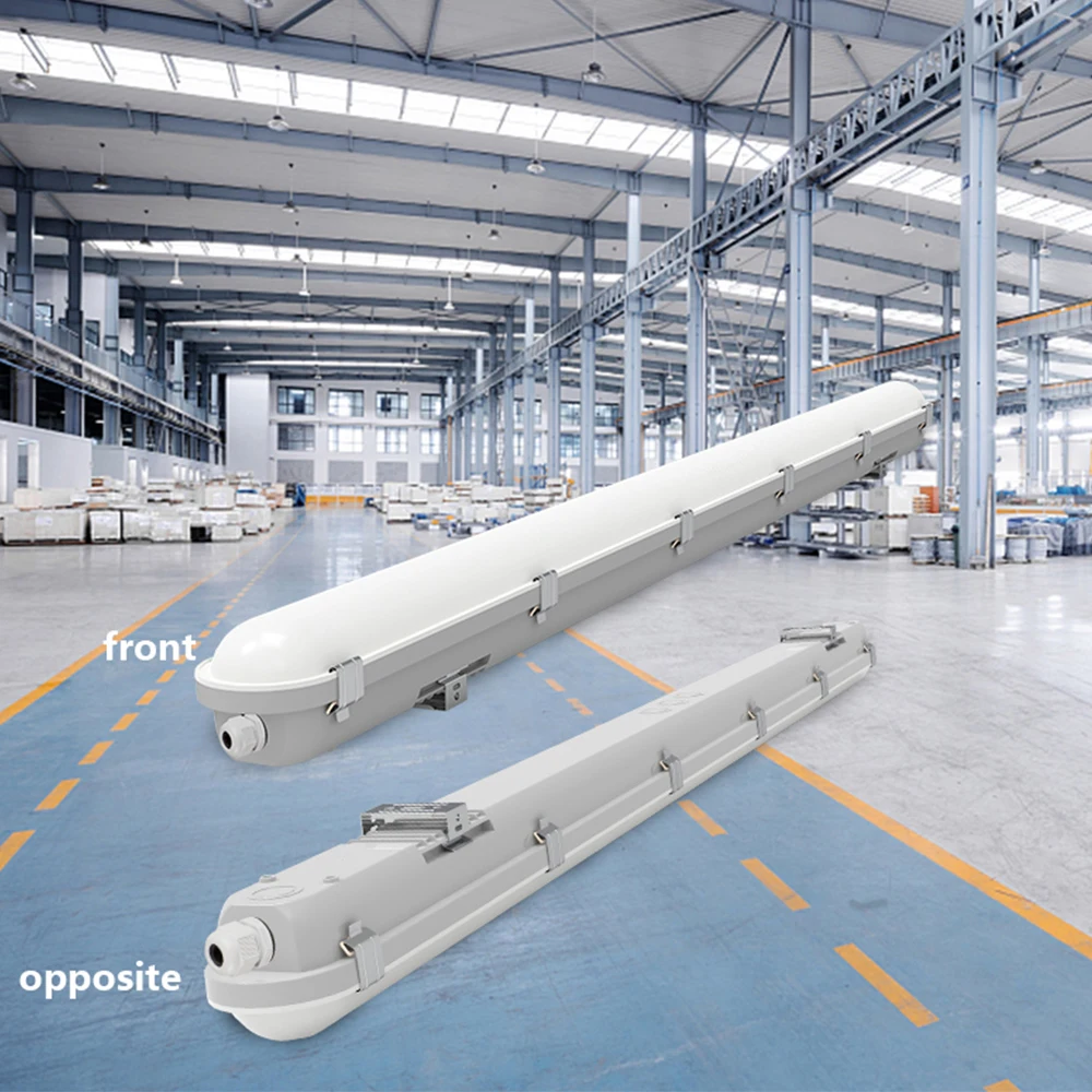 Factory LED Tri-proof Light 20w 24w 36w 40w 45w 50w 56w 70w 80W 100w 120lm 130lm Sensor IP65 LED Tube Light Led Tri-proof Light