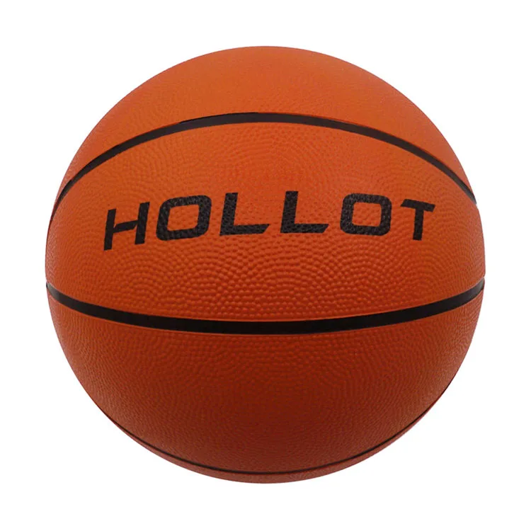 Wholesale Size 7 Outdoor Orange Color Basketball Ball Custom Promotional Rubber Basketball