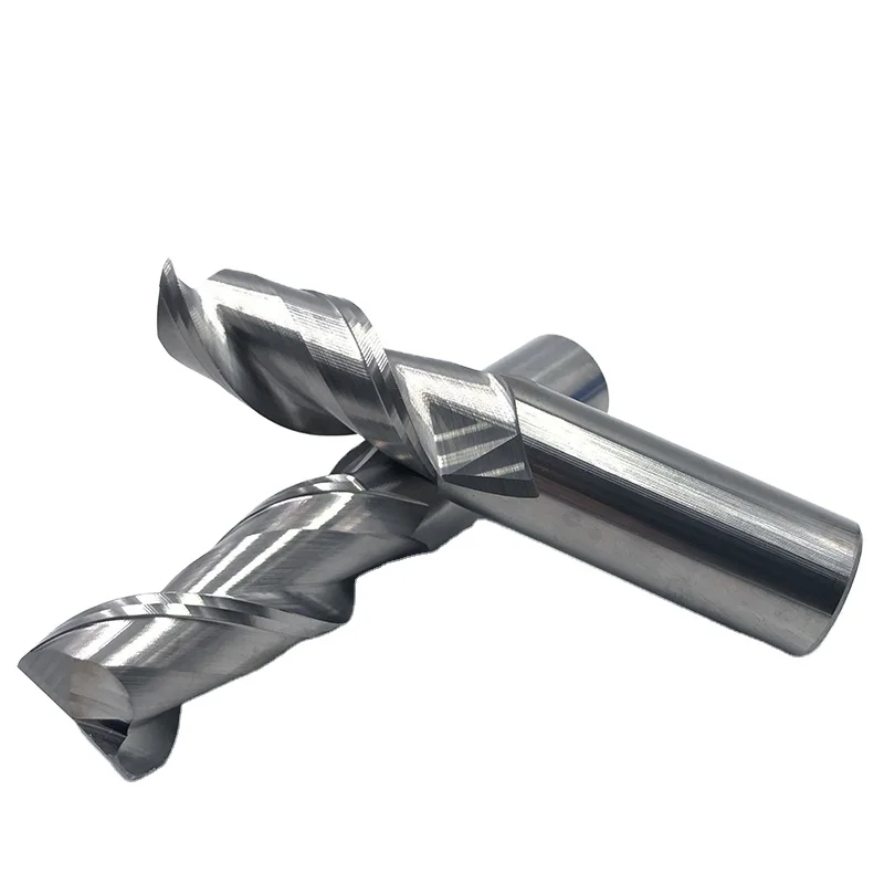 JR135 CNC 2F Solid Carbide Lathe Cutting Bits Milling Cutter For Wood