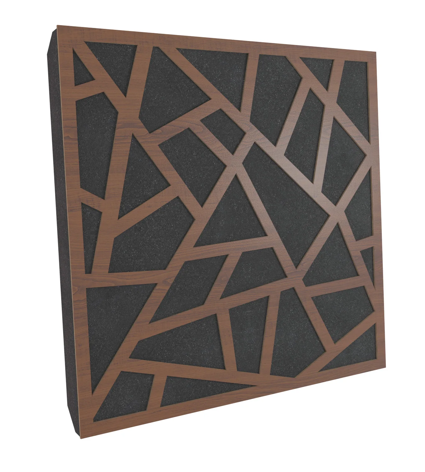 MDF Melamine veneer acoustic decoration panel with acoustic foam for studio and music rooms theater