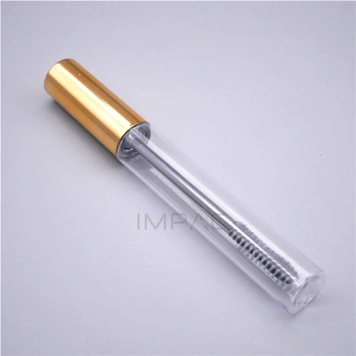 Прозрачная пустая Сыворотка для наращивания ресниц с золотой крышкой, 13 мл