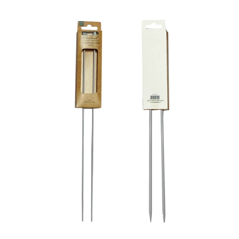 D&D  Plastic Free needlework circular Sock Knitting Needles Crochet Hooks  w/soft Handle paper card packaging wholesale