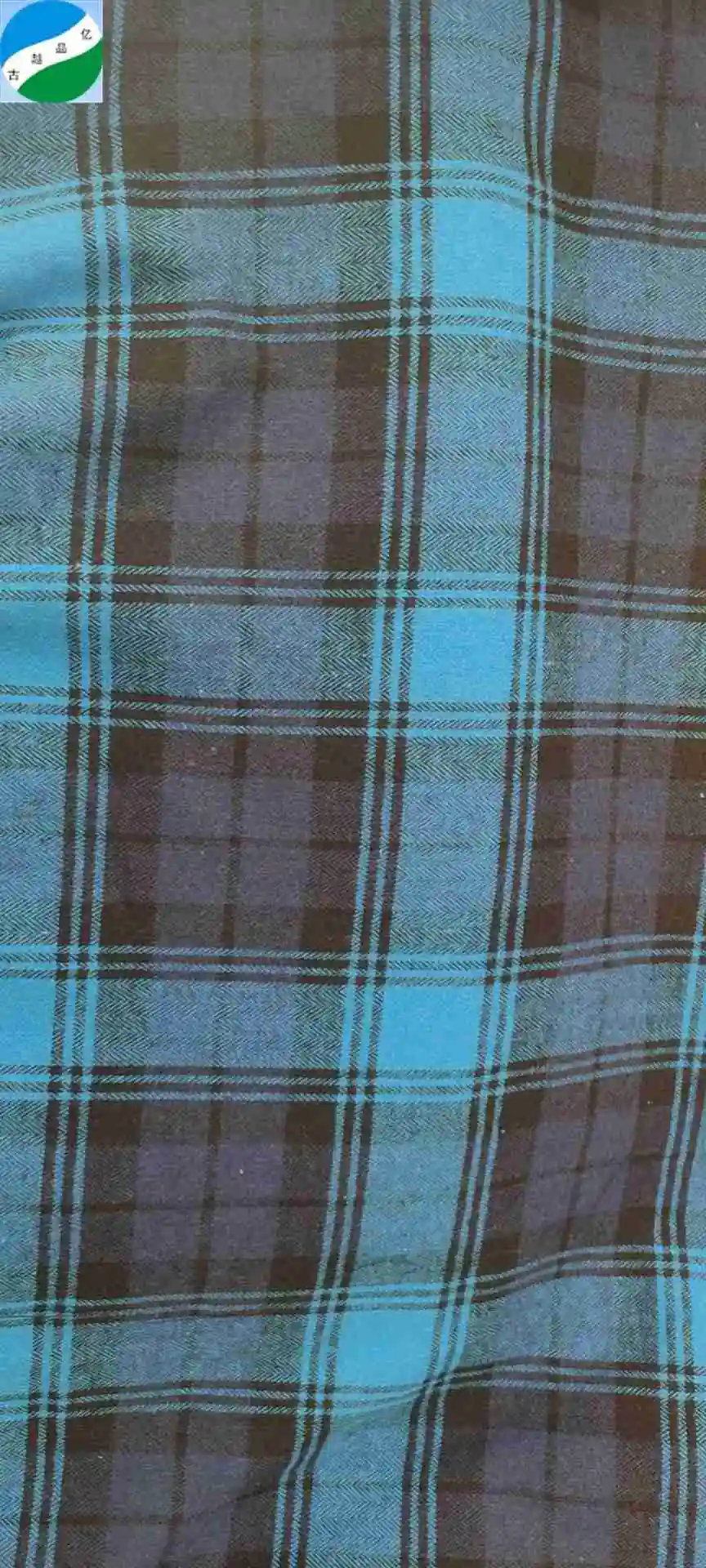 Ready goods factory supplier wholesale high quality of woven CVC yarn dyed check flannel stock fabric for garments