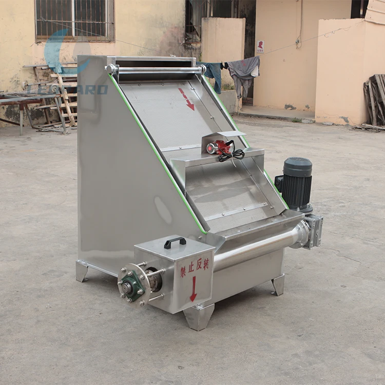 Customized Farm Manure Wet and Dry Inclined Screen Solid-liquid Separation Equipment Solid Liquid Separator