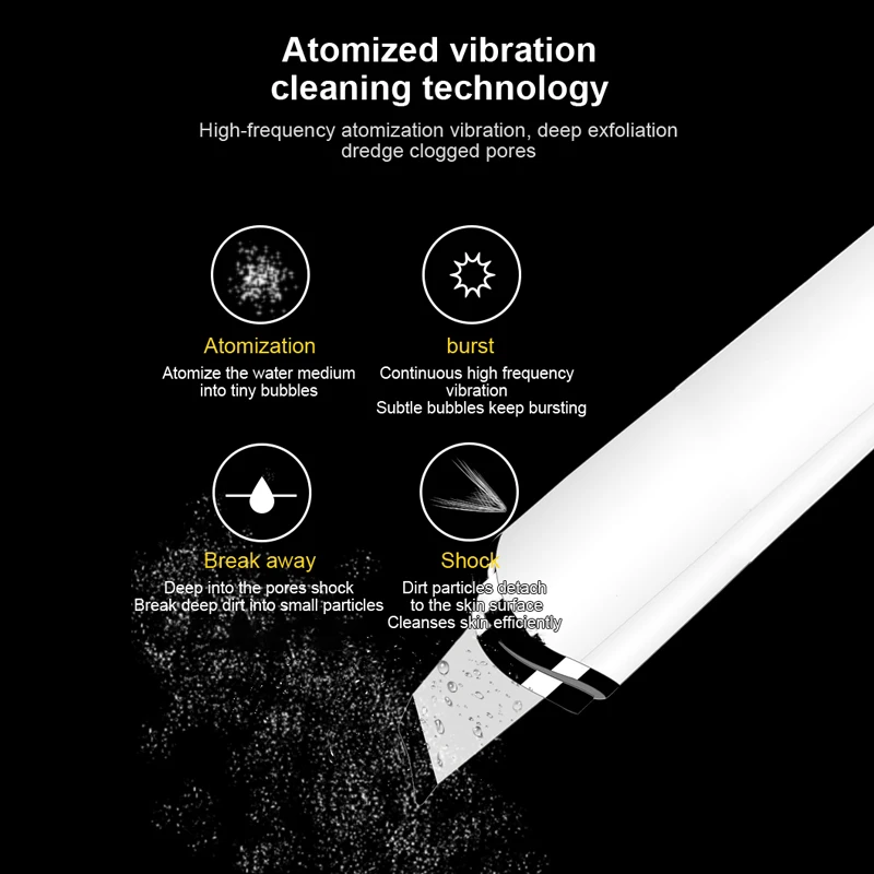 Professional Electric Sonic Ultrasonic Facial Dead Skin Scrubber Hard Skin File Callus Remover Ultrasonic Skin Scrubber Spatula