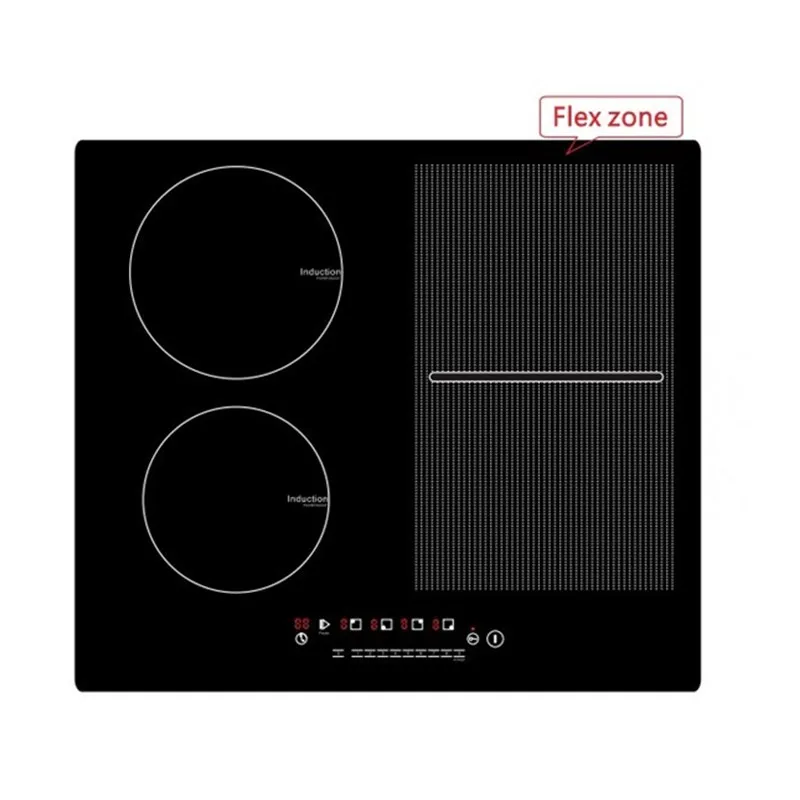 Factory China Manufacturer CE Certification Induction Hob With Downdraft Extraction Hood  4 Burners Built In Induction Cooker