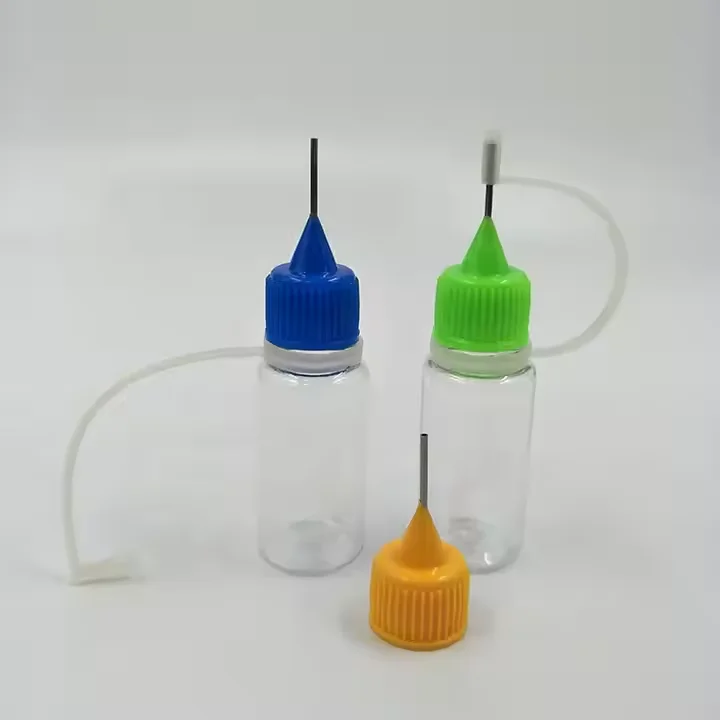 10 ml needle tip applicator bottle PET needle tip plastic dropper oil fill bottle needle tip plastic bottle