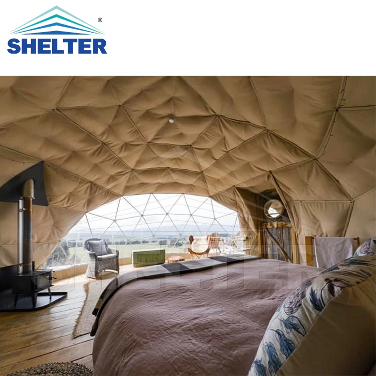 Pvc Waterproof Big Large Event Prefabricated House Homes Hotel Luxury Camping Igloo Outdoor Geodesic Glamping Dome Tent for Sale