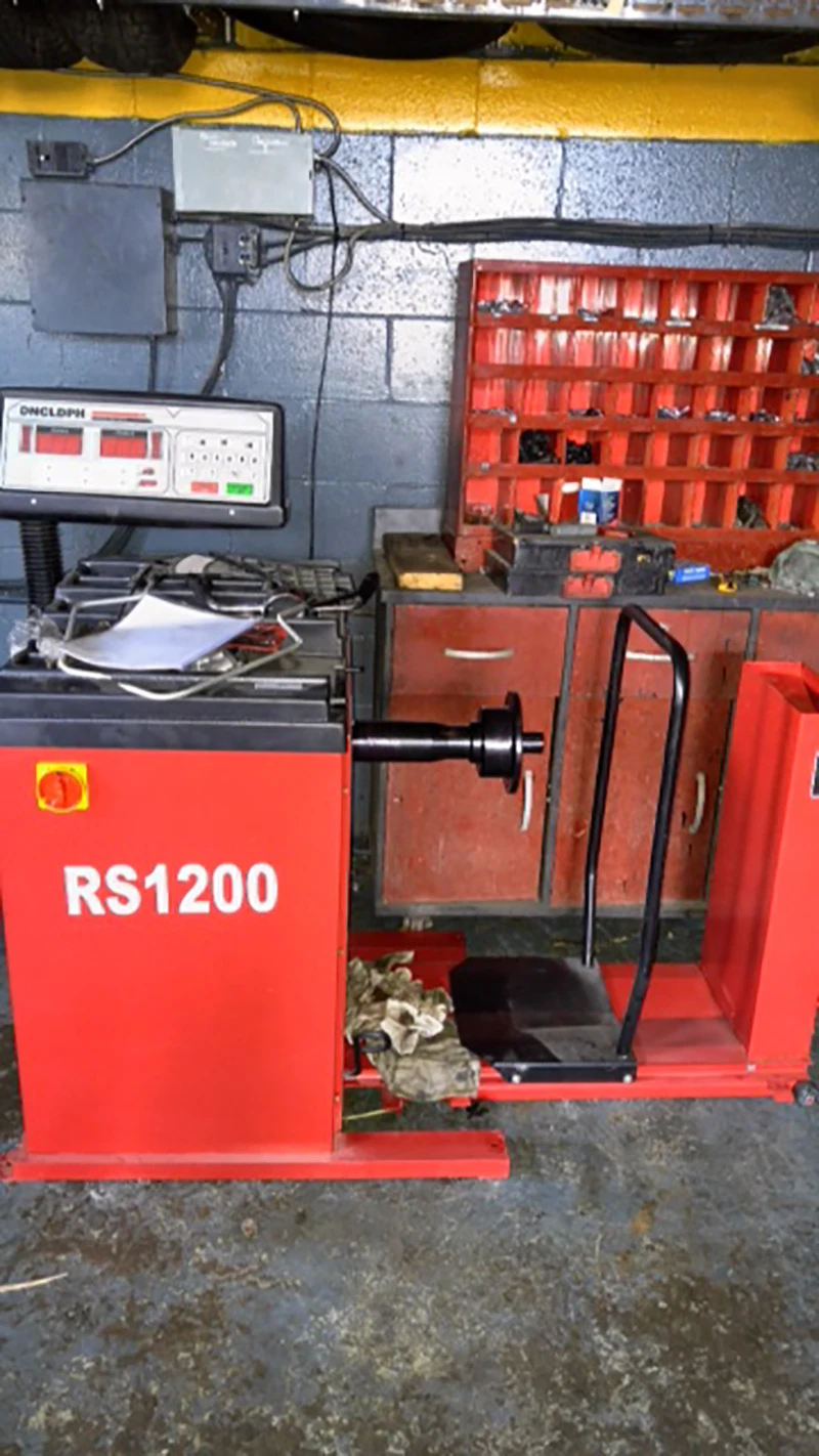 in customers workshop 