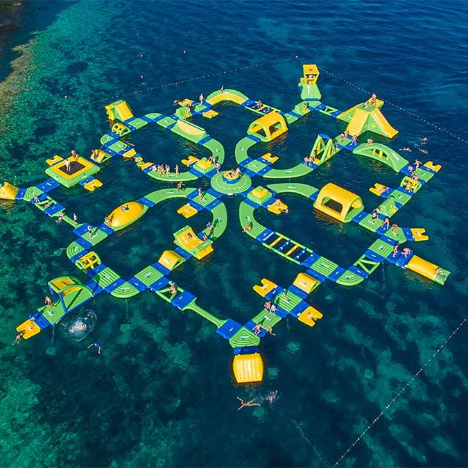 New Design Water Parks PVC Outdoor Water Inflatable Park Customized Water Park Playground for Adult Kids
