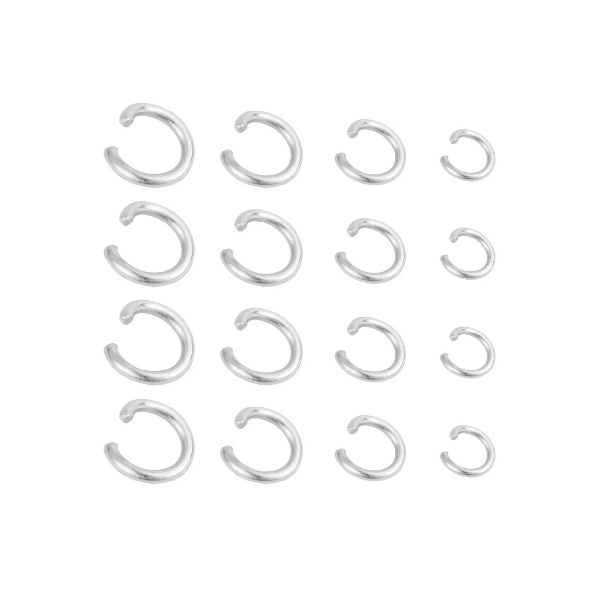 
Hot Selling 200pcs/Bag Gold/Silver Color Stainless Steel Split Single Ring Beaded Material DIY Jewelry Accessories 
