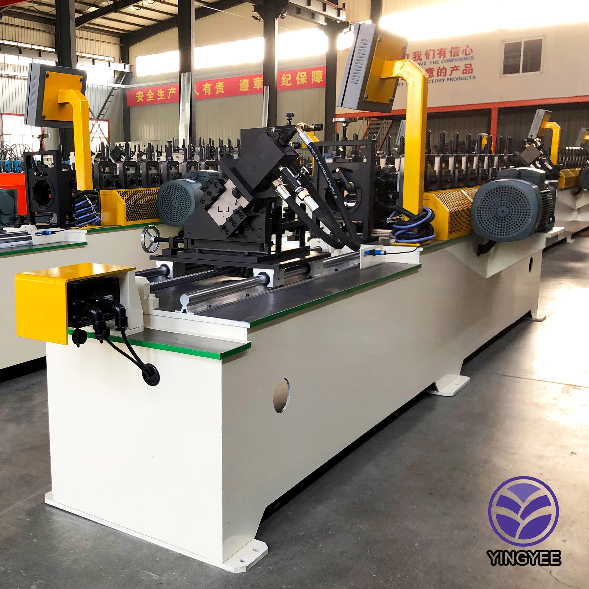 40 m/min drywall metal stud and track U channel roll making machine/light keel roll forming machine/main furring channel