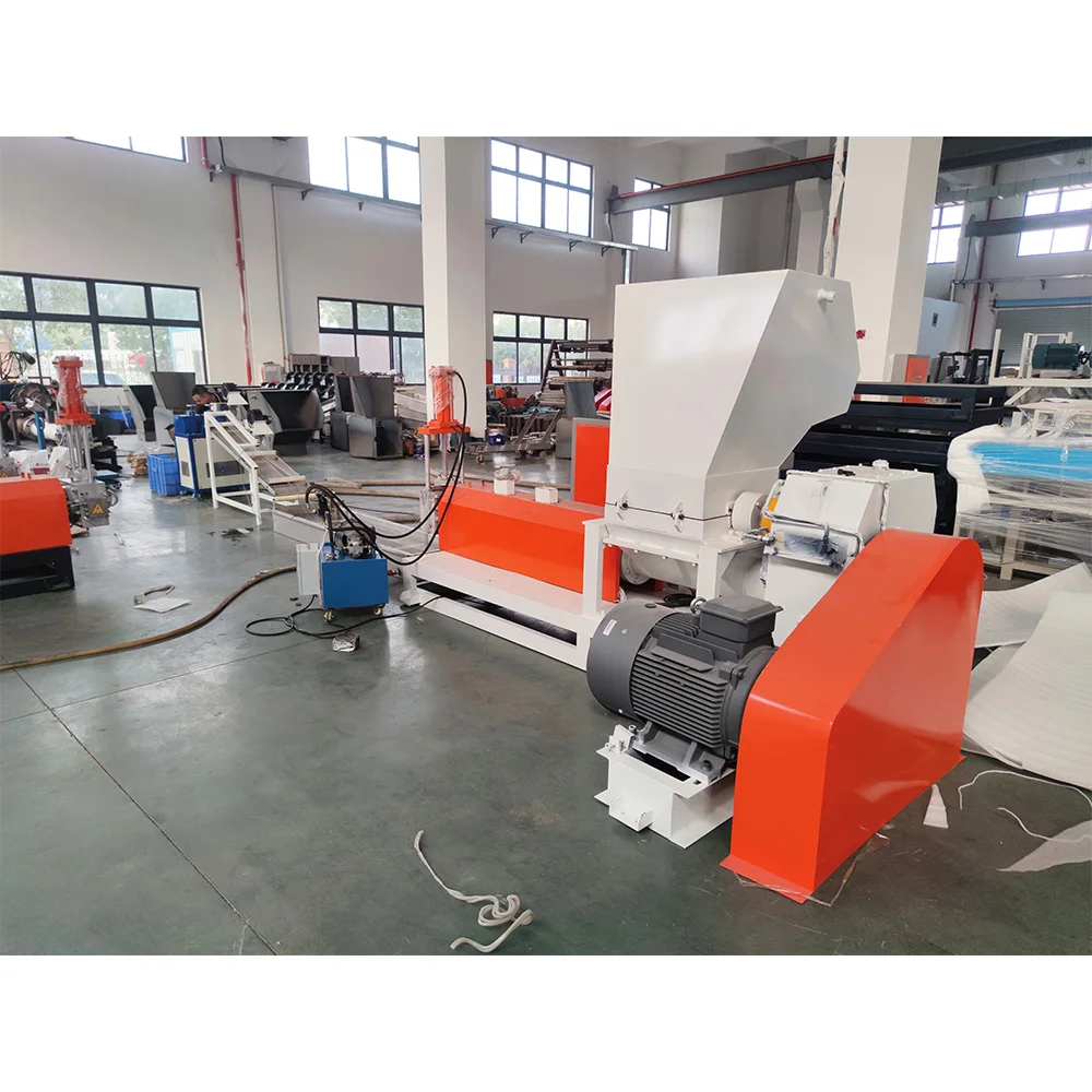epe waste plastic foam hot melt granulator PE recycling machine