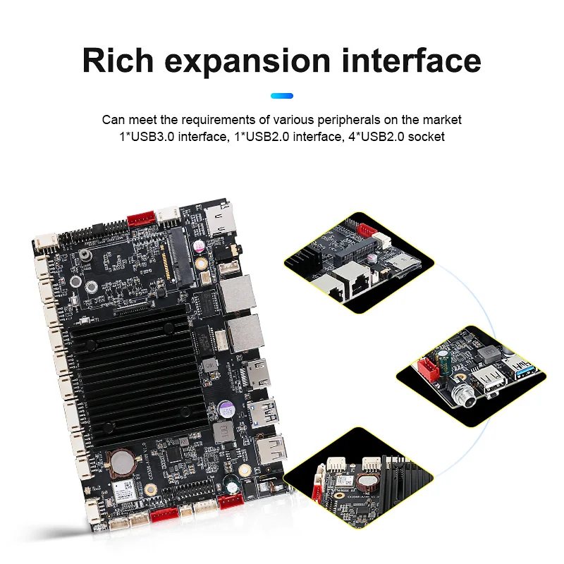Industrial Arm Board With Rk3588A Usb 4K Wifi Ethernet Android Motherboard Usb 30 Gbit Ethernet Lan