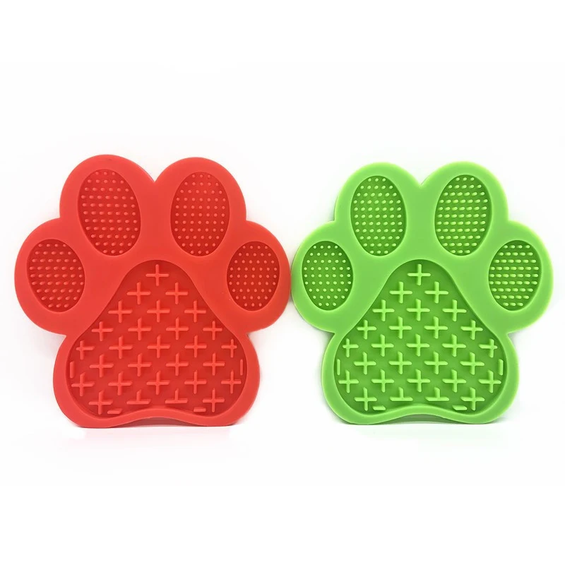 
Happy Bath Time Silicone Lick Mat for Dogs Slow Feeder Bowls Pad For Cats Pets With Suction Cup 
