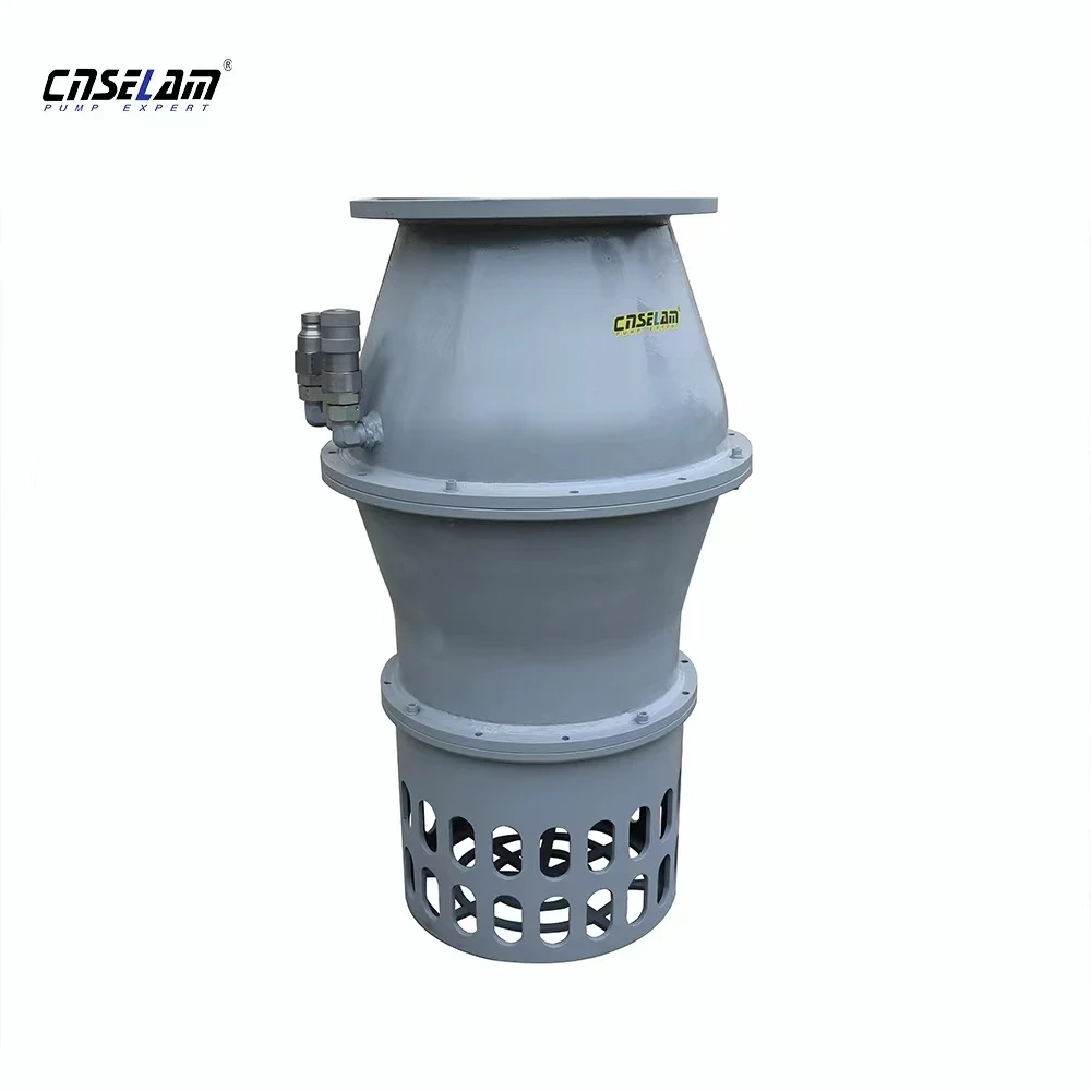 Large flow light weight hydraulic axial flow pump  with high passing rate of impurities