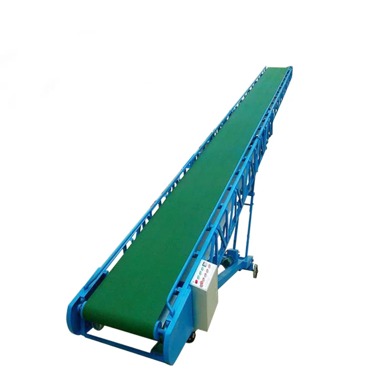 Adjustable Height Flexible Movable Custom Rubber Mobile Belt Conveyor for sale