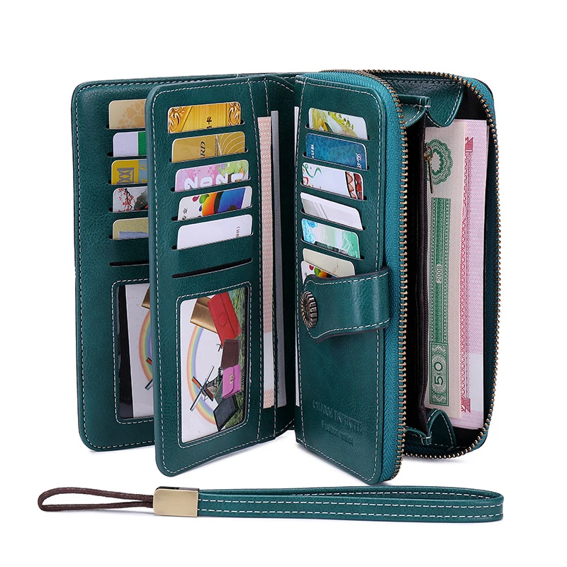 2022 New Korea Cheap Travel Minimalist Slim Stylish Card Money Long Wallet For Women Custom Classic Purse For Man Women
