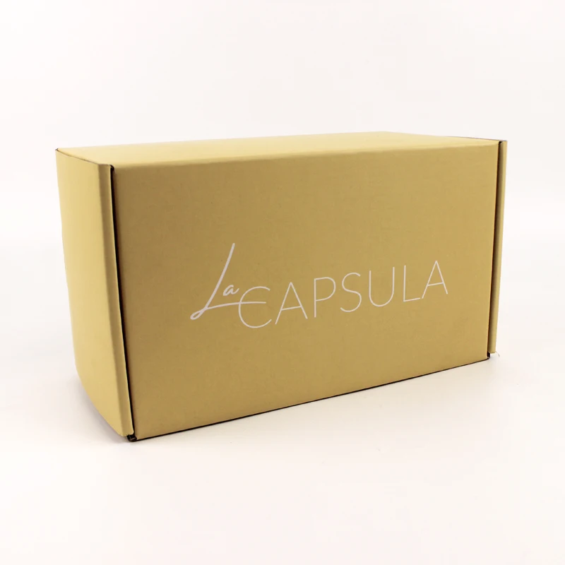 Round Boxes With Logo Packaging Clothing Mailer Honey Shipping Custom Printing Corrugated Box
