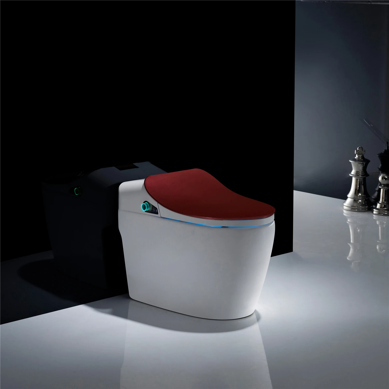 
New design home bathroom floor mounted ceramic intelligent smart toilet for sale 