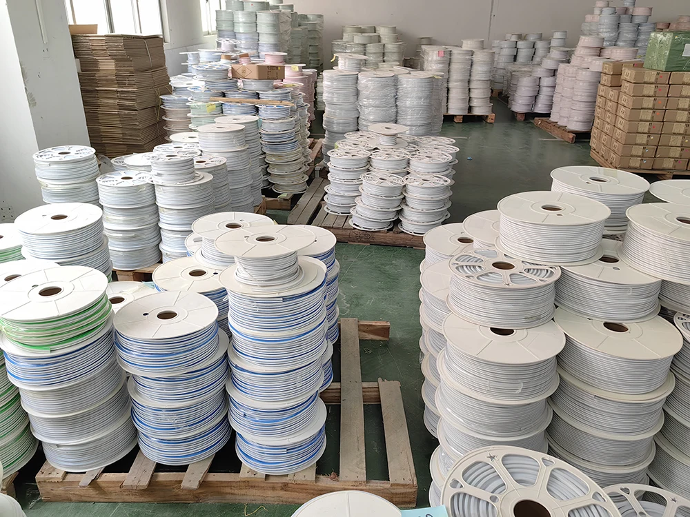 1cm Cut 50 Meter Silicon Neon Dc12V Dc24V 5Mm 6Mm 8Mm Side Top View Led Neon Lights Strip Ip67 Led Neon Flex