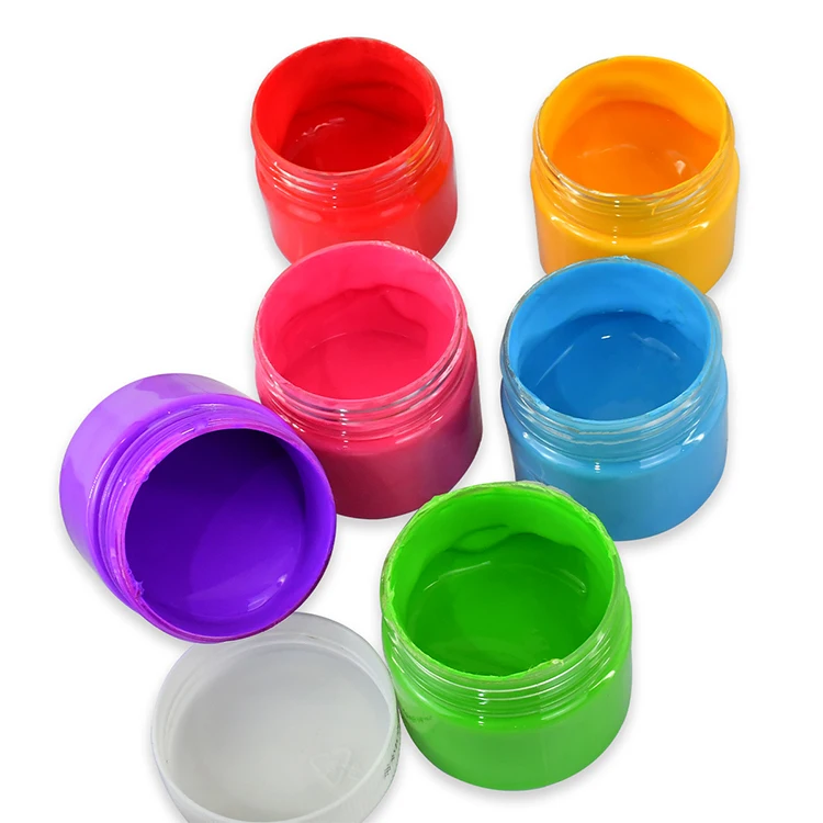 New funny toys supply wholesale 6 color eco friendly finger paint