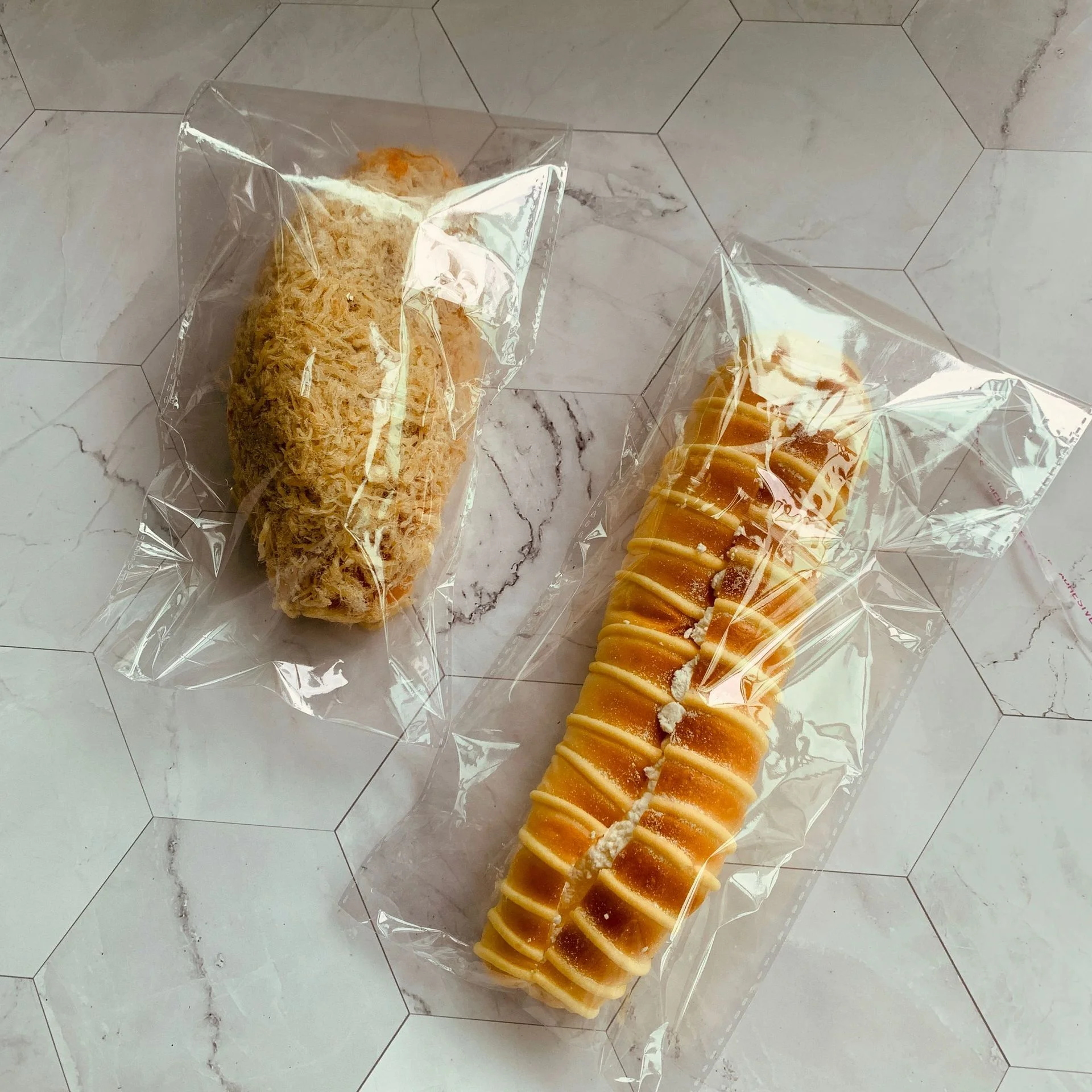Custom Sizes Plastic Bread Loaf Bag Food Cellophane Packaging Storage Bakery Toast Sandwich Bread Packaging Bag