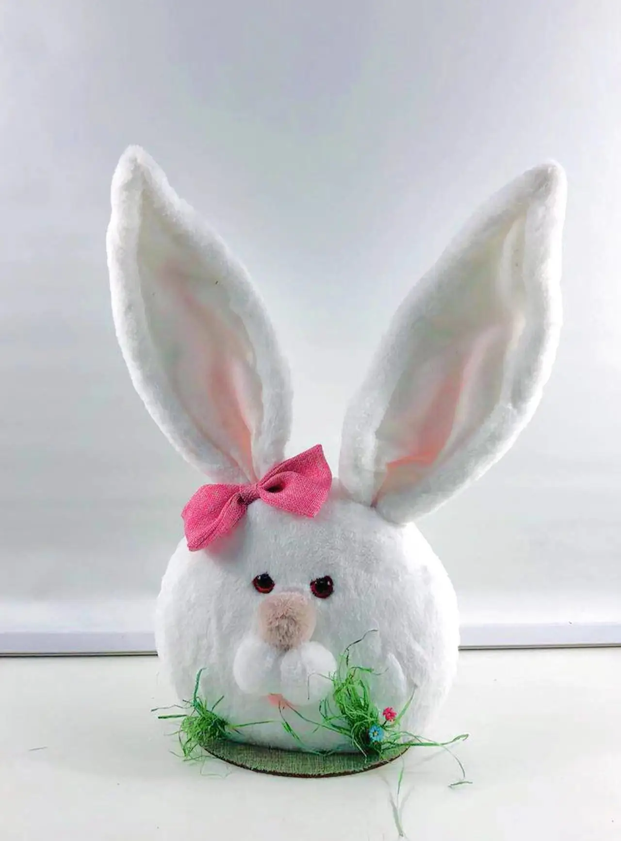 Wholesale hot sale 2023 New Handmade Easter cartoon decorative foam rabbit head