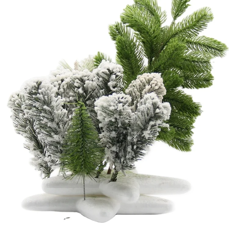 Winter Snow White Custom Made Mini Size Branches Small Wholesale Artificial Christmas Tree