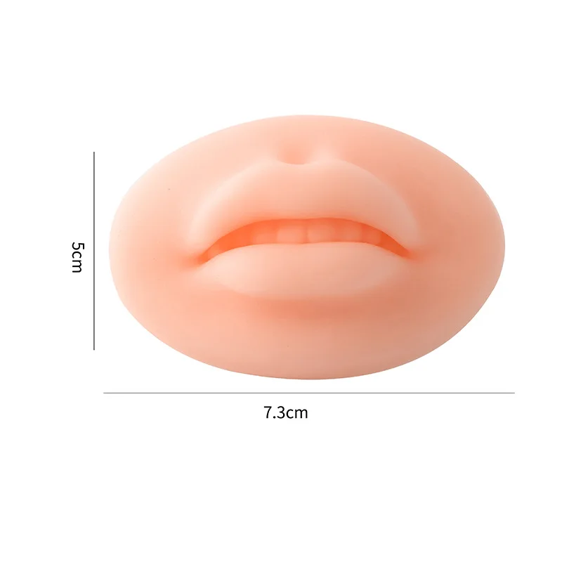 Hadiyah Factory Wholesale 5D Soft Blushing Mold Pmu Tattoo Microblading Full Realistic Lip Ractice Silicone Skin