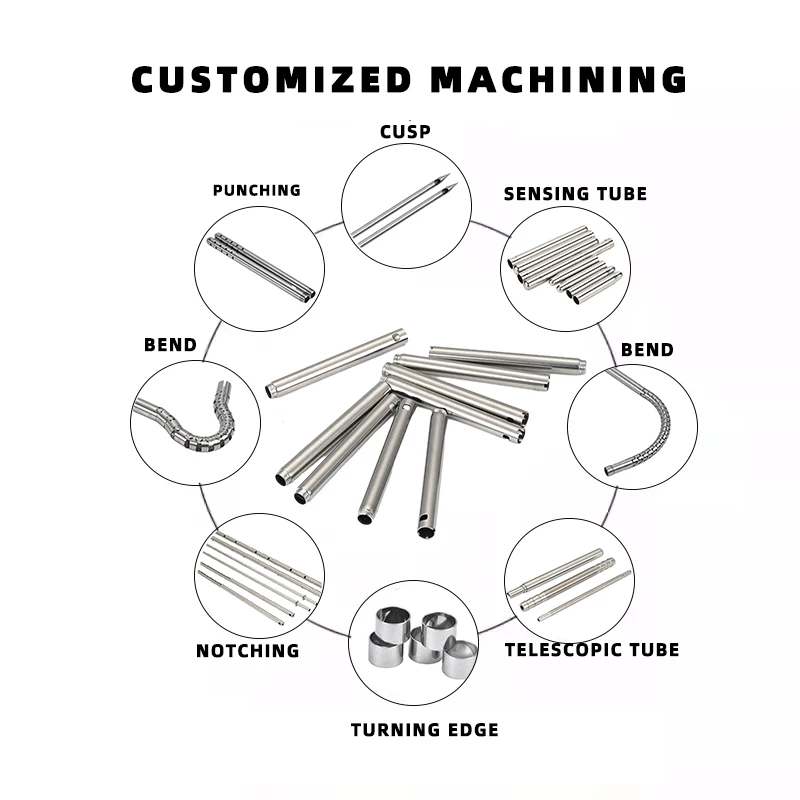 OEM Indoor electrical components Stainless steel up to 800 degree insulating material heating tube