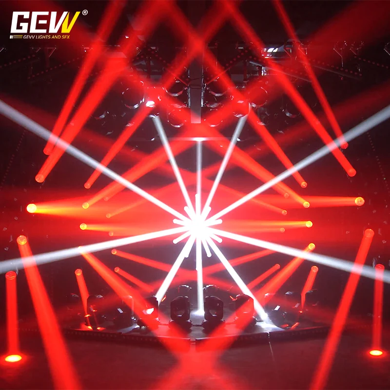 GEVV Stage Lighting DMX 7R 230W Sharpy 7r Beam Moving Head Light for Wedding DJ Bar