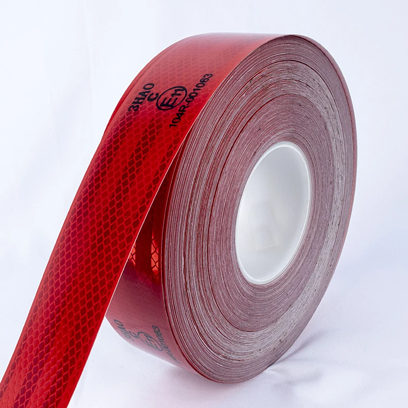 3Hao Approved Dot Reflective Tape Seamless Adhesive Reflective Sticker Red White Dot C2 ECE 104r 00821 Reflective Tape