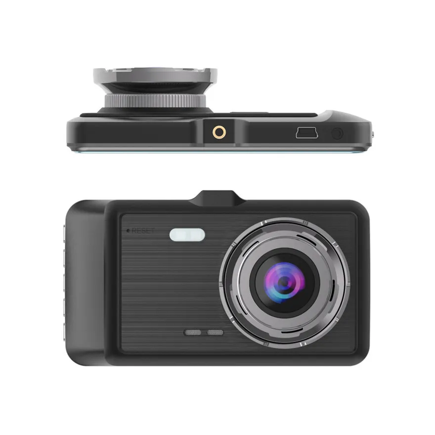 
High quality GT500 4 inch 1080P dual lens car dashboard DVR video recorder rear view camera car accessories 