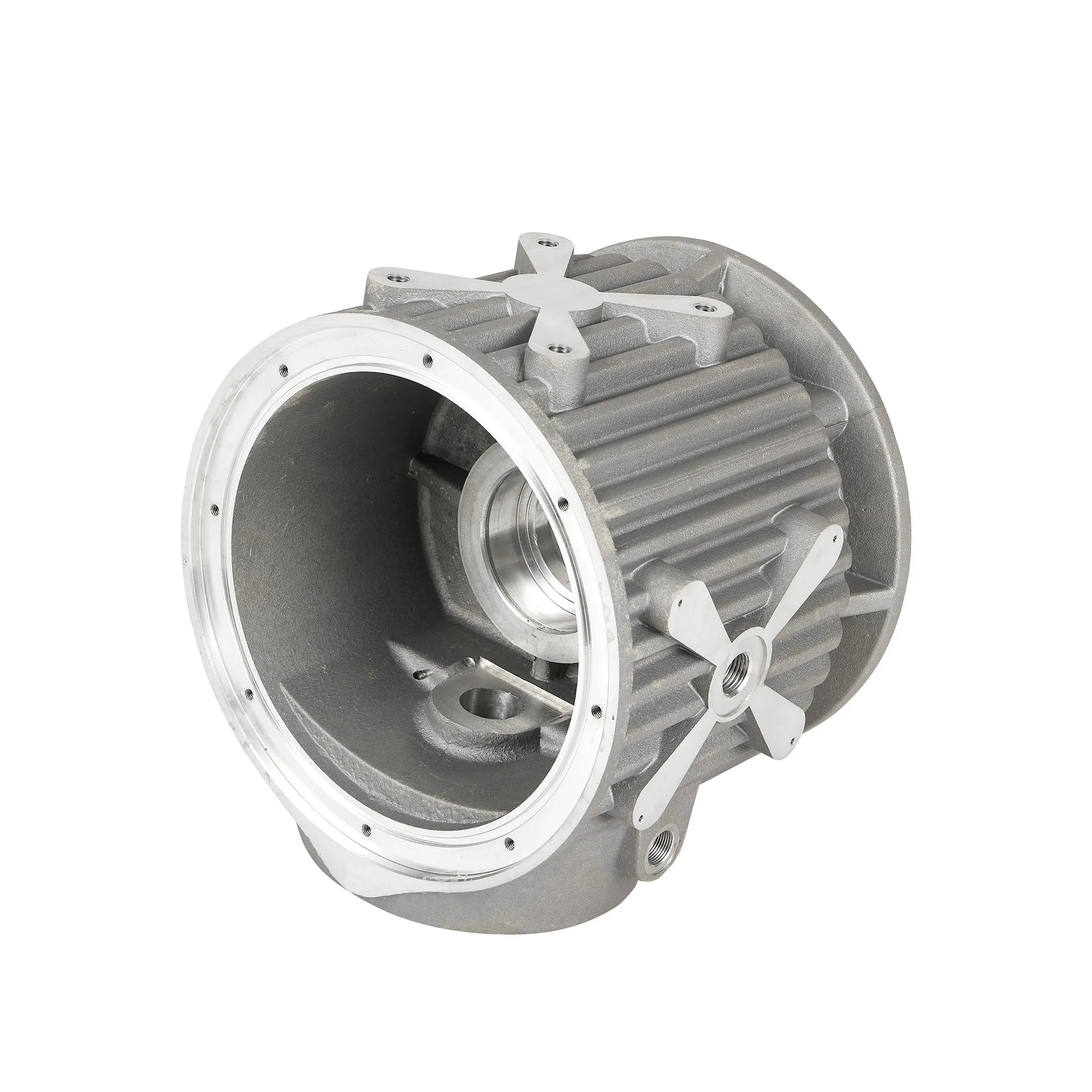 Гравитационное литье под давлением новый продукт алюминиевый сплав корпус поверхности ЧПУ обработка выхлопных газов