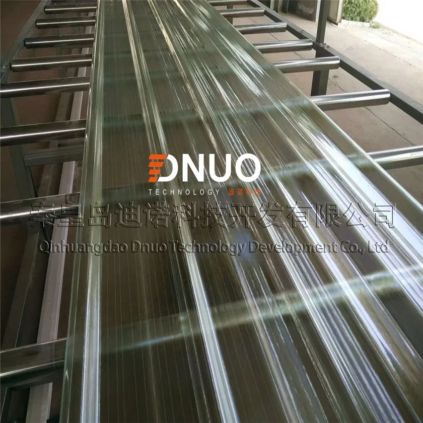 FRP fiberglass curve roof sheet production line