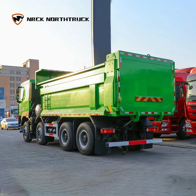 Foton Auman Gtl Heavy Truck Luxury Version 440HP 8X4 5.4m LNG 12 Wheel Dump Truck