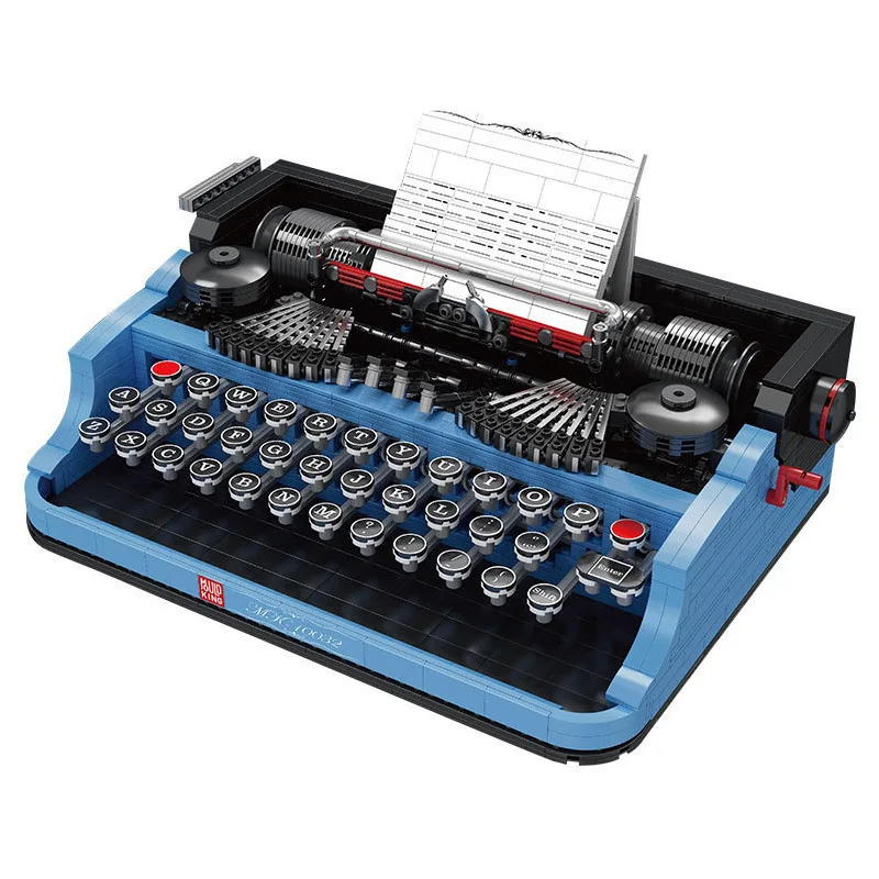 2023 Mould King New product Arrival 10032 Typewriter Model kits Retro Typewriter 2139 pcs Toy bricks for children toy gift