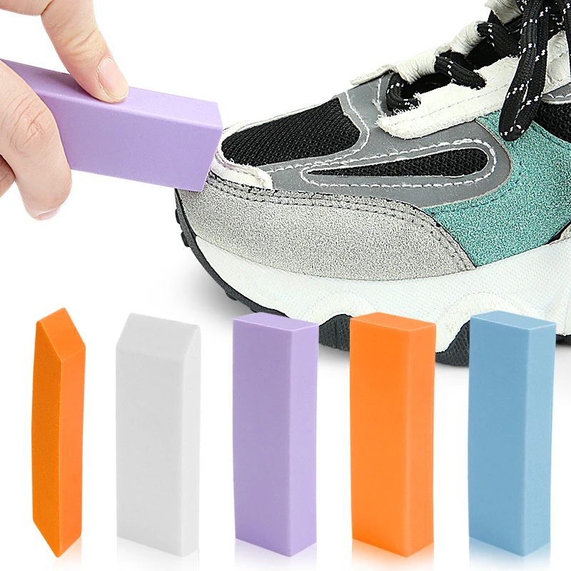 Shoe Care Cleaning Eraser Portable Sneaker Eraser Wash Free Shoe Stain Cleaner Rubber Block Shoe Brush Stain Remover Eraser