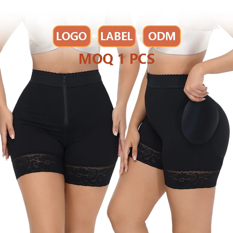 YIQUN Shapewear manufacturer High Waist Shorts With hooks Zipper Fajas Shorts Tummy Control Butt Lifter Women Shapewear panty