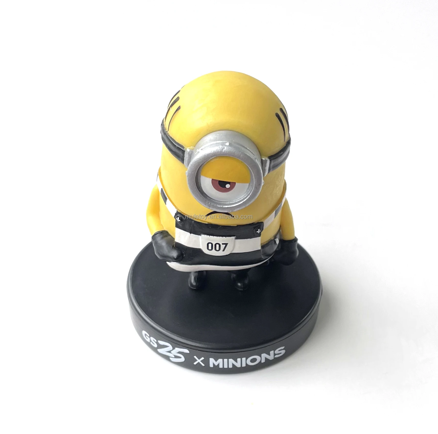 Popular movie Despicable-Me wear prison clothes Stuart minion model toys for collection