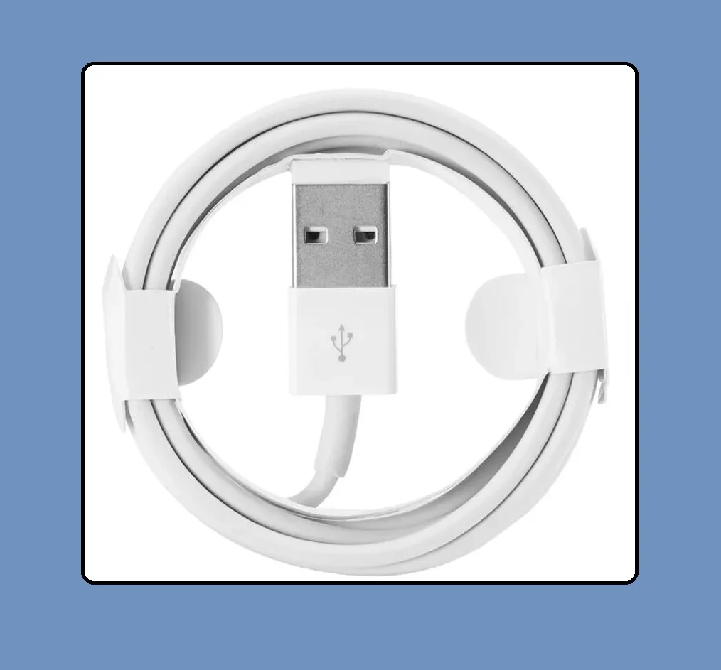 1m  USB  Cable 2.1A Charger Cable For Apple For iPhone power bank self-provided data line
