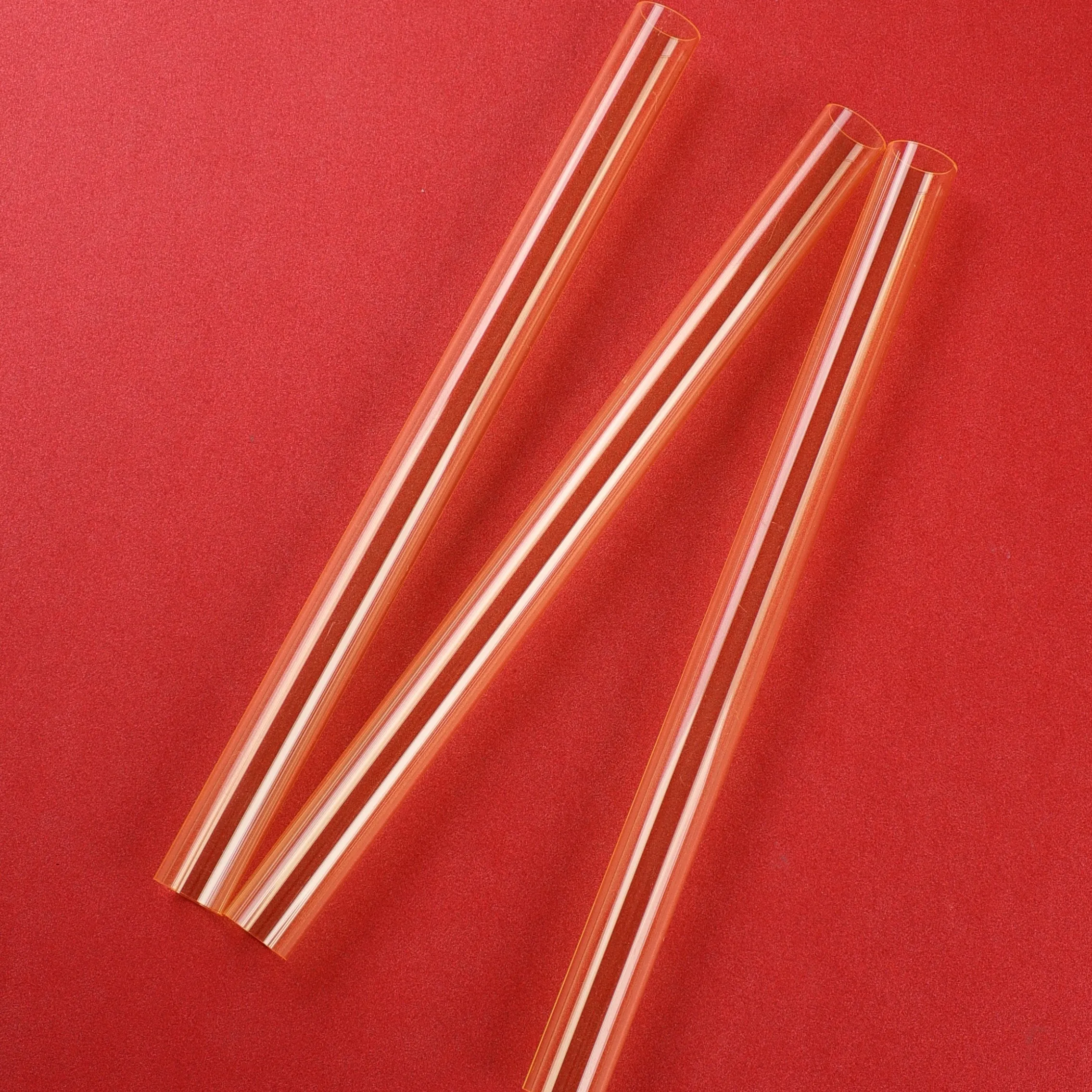 Tuohai Clear  Heat Resistant  Customised Fused Silica Transparent Quartz Glass Tube
