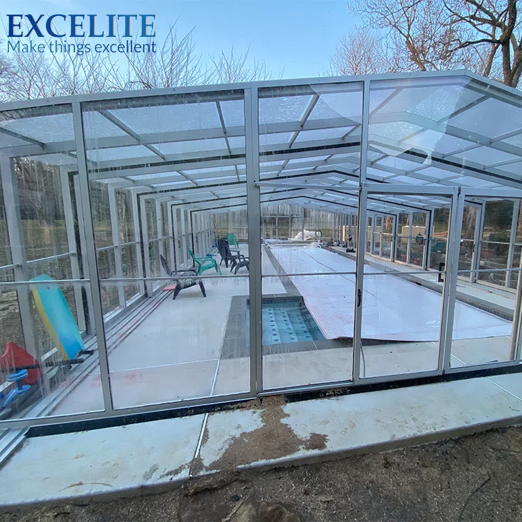 Wholesale Manufacturer Swimming Spa Covers Roof Aluminum Swimming Pool Enclosure