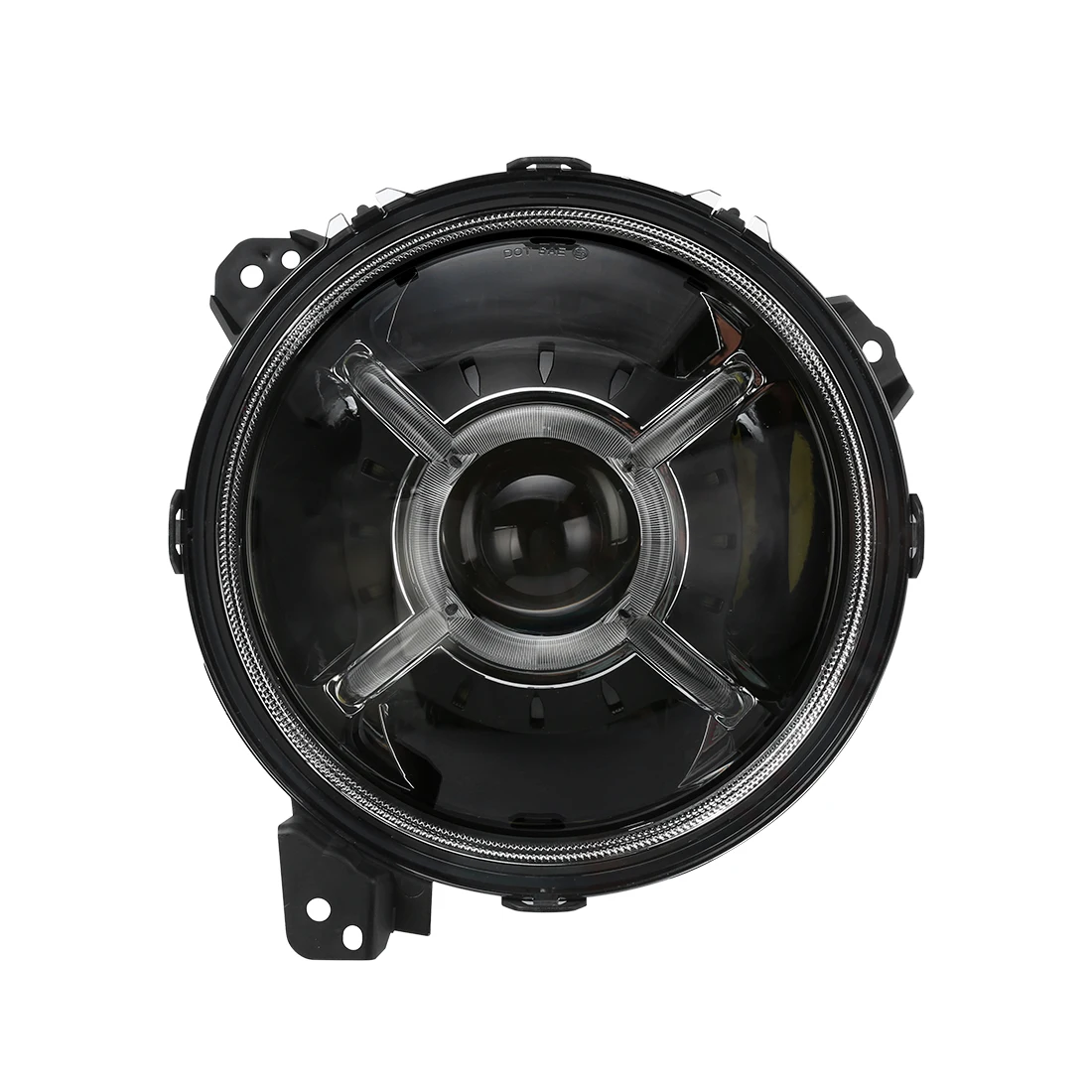 Sanyou Hot Sell RGB  9 Inch Round LED Headlights With Daytime Running Lights  For Jeep Wrangler JL